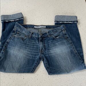 Express Rocco Slim Fit Straight Leg Blue Jeans